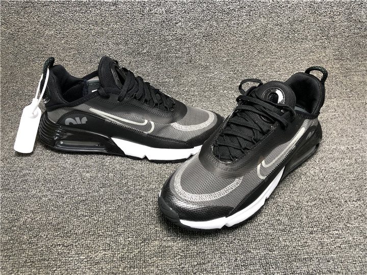 New Nike Air Max 2090 Black White Running Shoes For Women